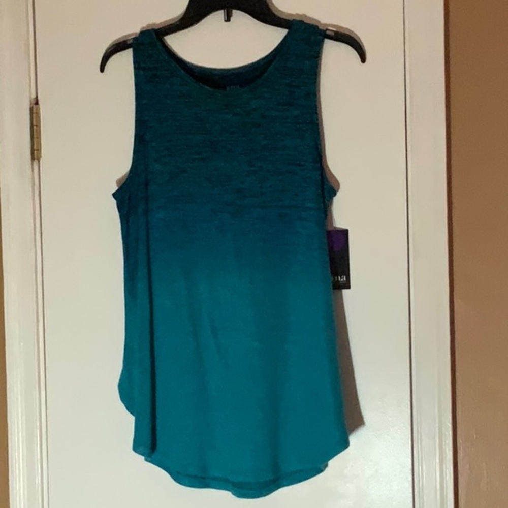 Ana blue ombré tank